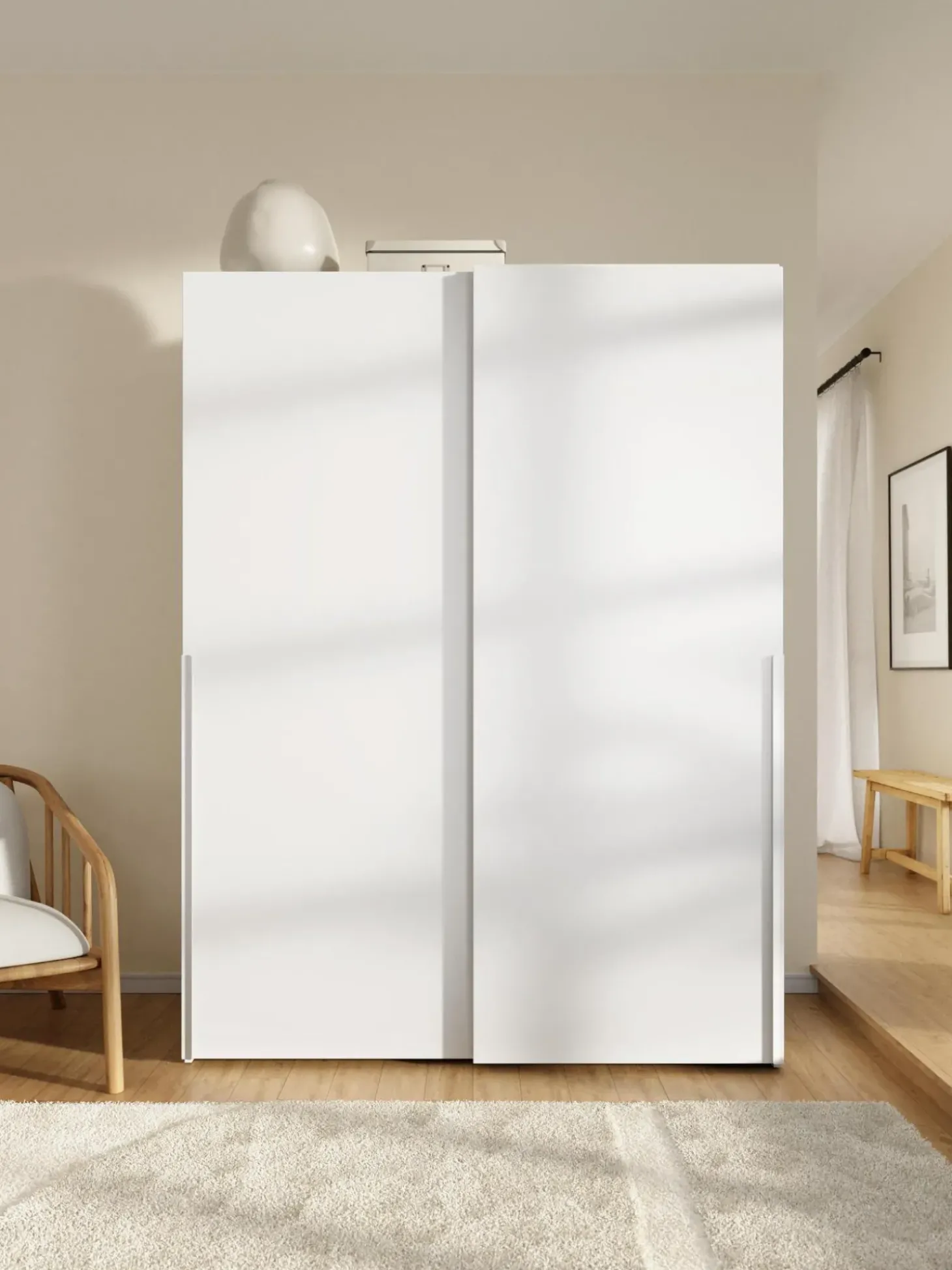 Armario Modular Leon, 2 Puertas Correderas (150 Cm), Diferentes Variantes