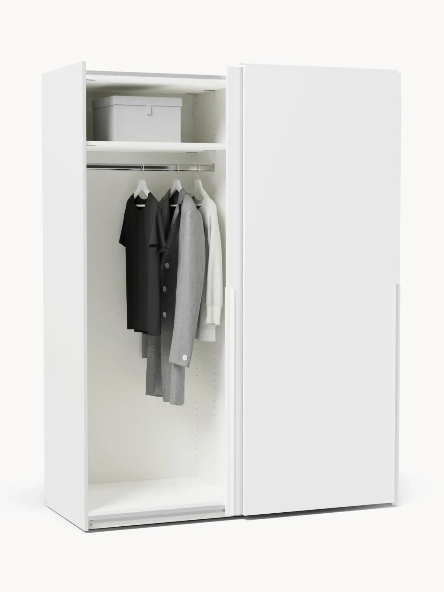 Armario Modular Leon, 2 Puertas Correderas (150 Cm), Diferentes Variantes