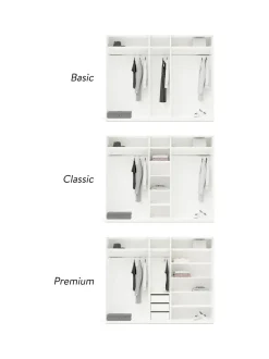Armario Modular Leon, 5 Puertas (250 Cm), Diferentes Variantes