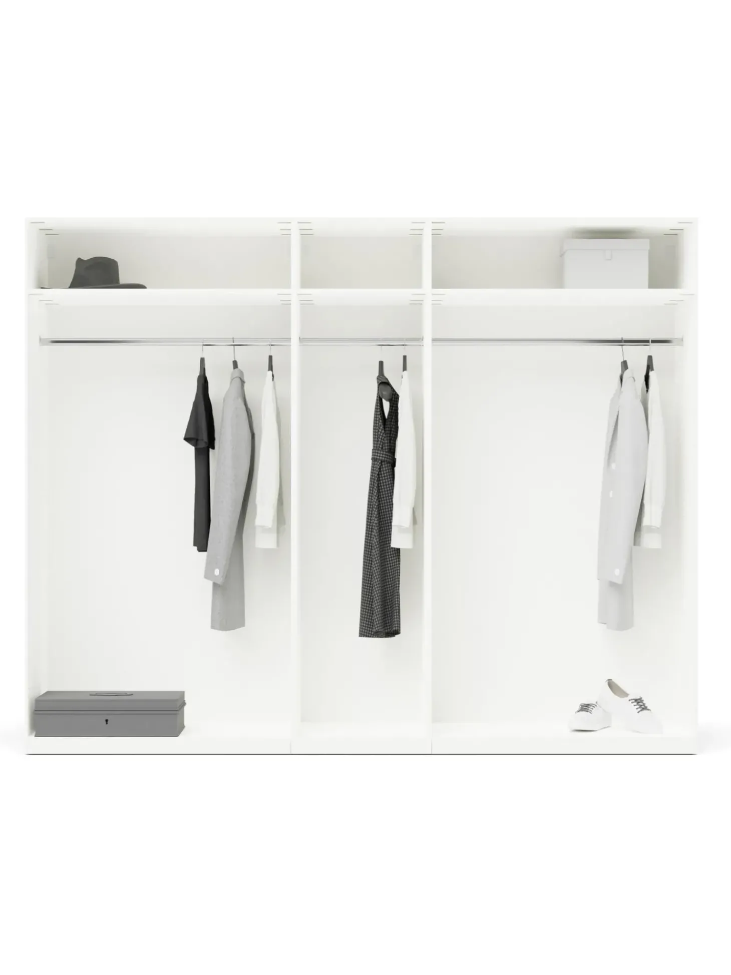 Armario Modular Leon, 5 Puertas (250 Cm), Diferentes Variantes