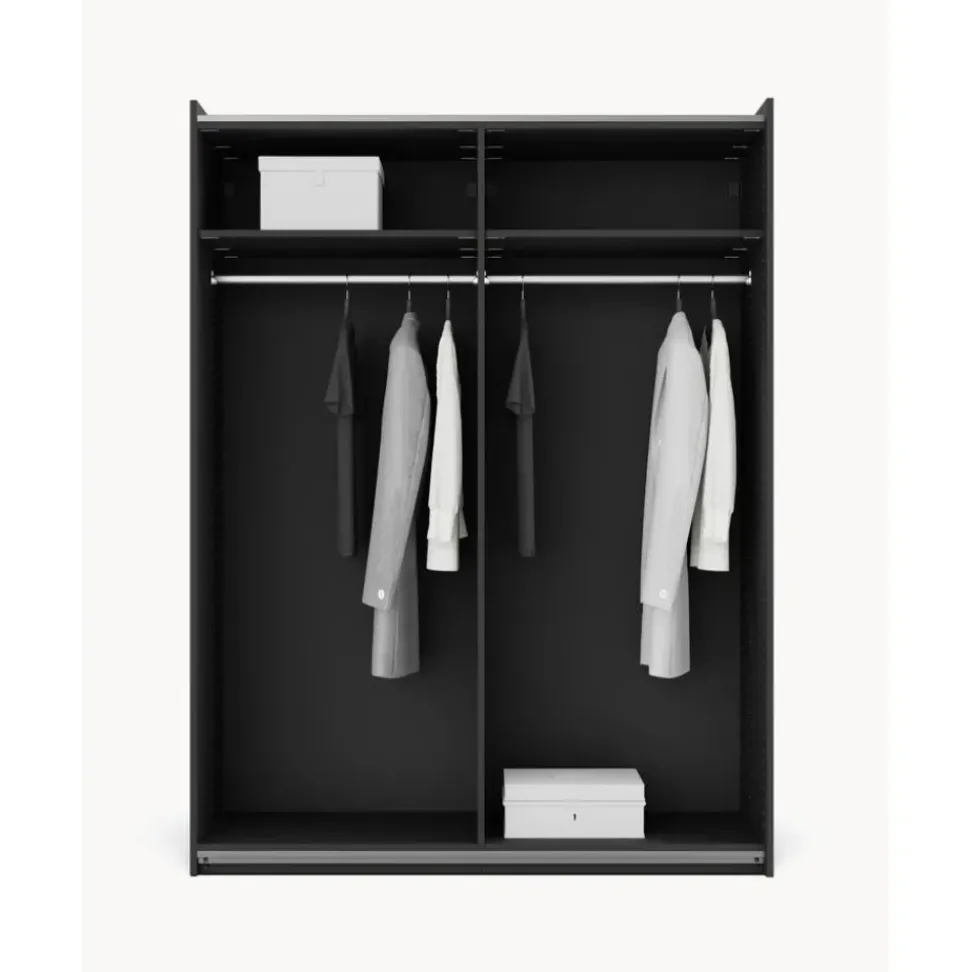 Armario Modular Leon, 2 Puertas Correderas (150 Cm), Diferentes Variantes