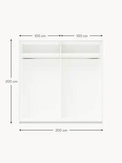 Armario Modular Leon, 2 Puertas Correderas (200 Cm), Diferentes Variantes