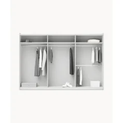 Armario Modular Leon, 3 Puertas Correderas (300 Cm), Diferentes Variantes