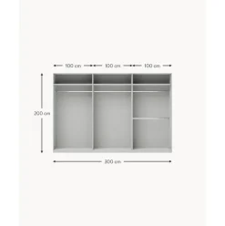 Armario Modular Leon, 6 Puertas (300 Cm), Diferentes Variantes