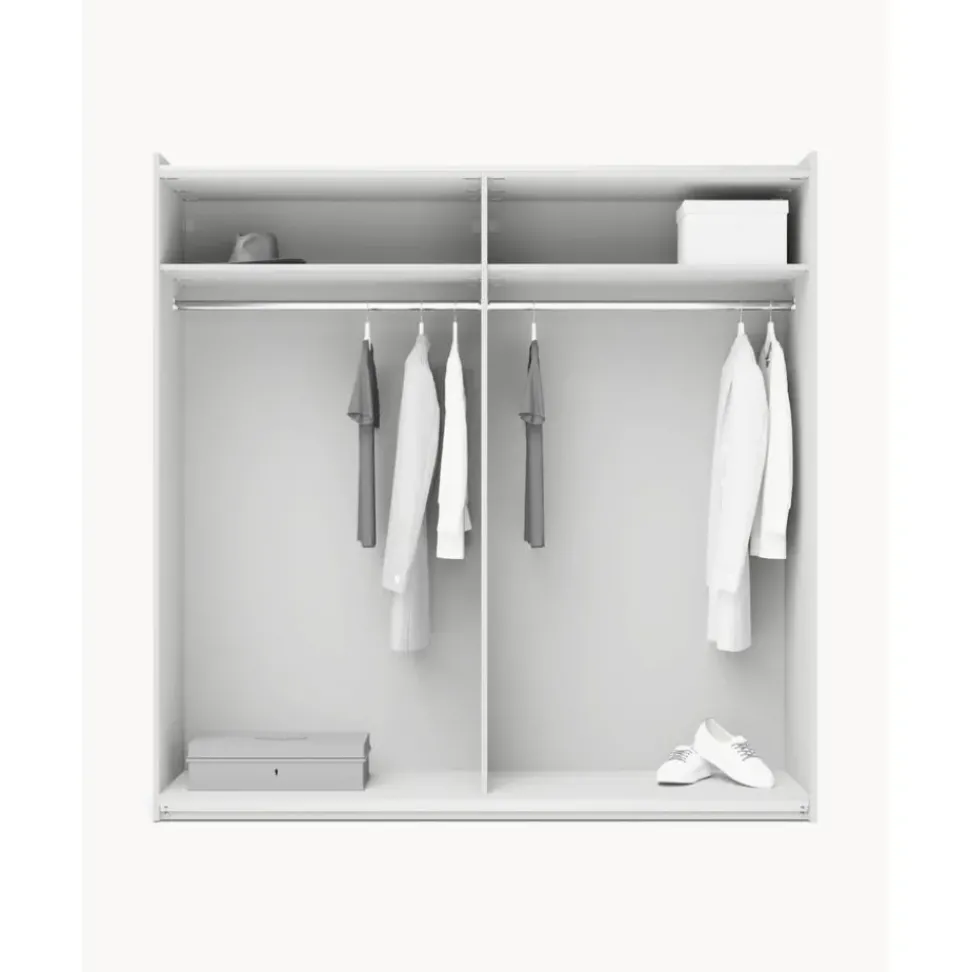 Armario Modular Leon, 2 Puertas Correderas (200 Cm), Diferentes Variantes