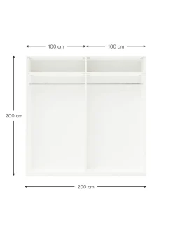 Armario Modular Leon, 4 Puertas (200 Cm), Diferentes Variantes