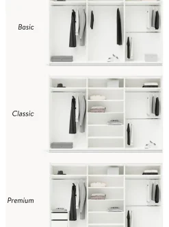 Armario Modular Simone, 3 Puertas Correderas (300 Cm), Diferentes Variantes