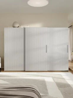 Armario Modular Simone, 3 Puertas Correderas (300 Cm), Diferentes Variantes