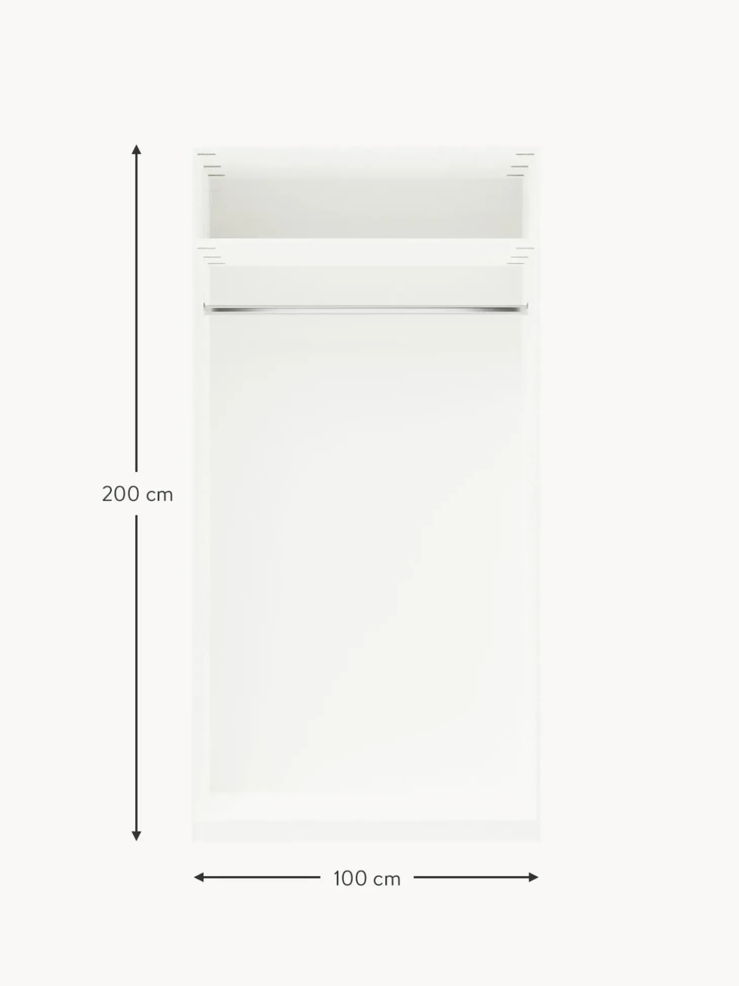 Armario Modular Simone, 2 Puertas (100 Cm), Diferentes Variantes