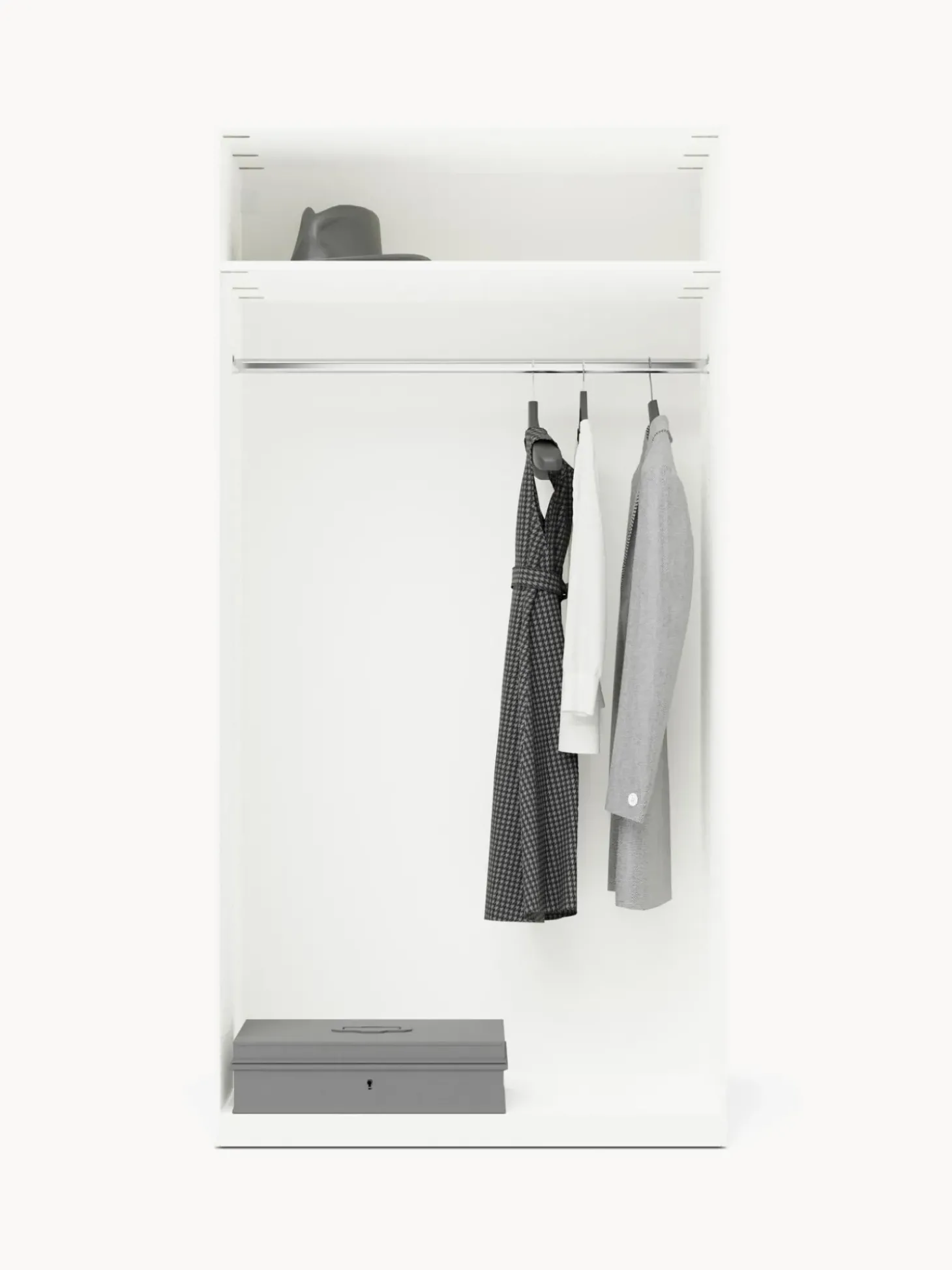 Armario Modular Simone, 2 Puertas (100 Cm), Diferentes Variantes