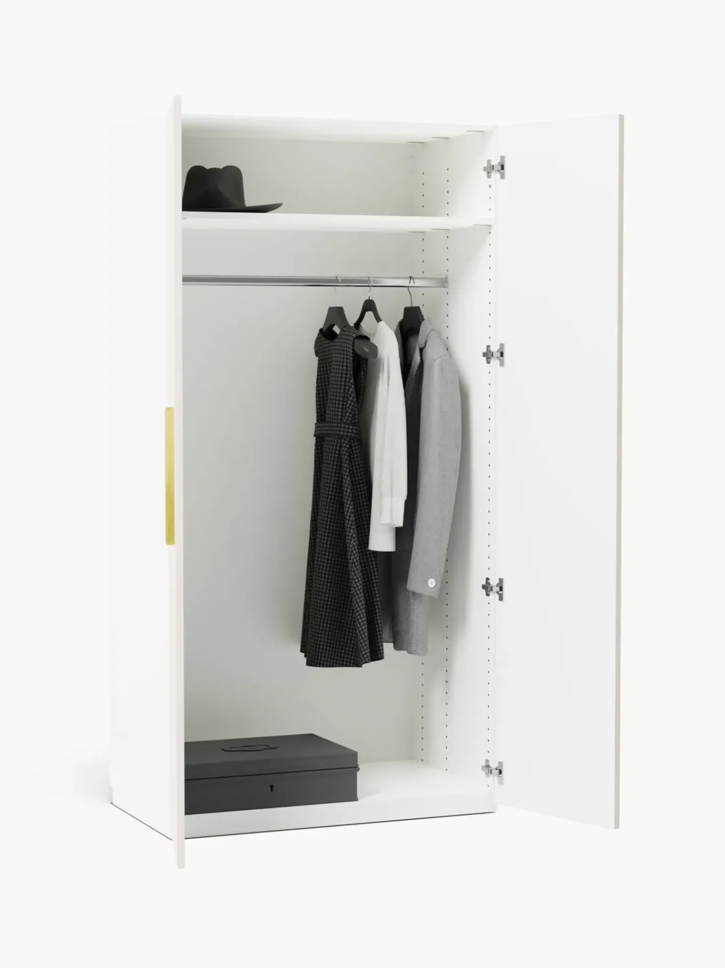 Armario Modular Simone, 2 Puertas (100 Cm), Diferentes Variantes