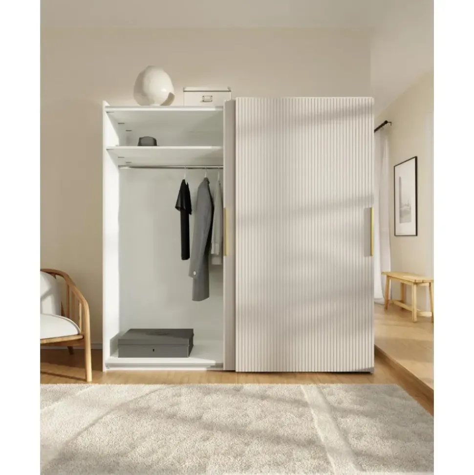 Armario Modular Simone, 2 Puertas Correderas (200 Cm), Diferentes Variantes