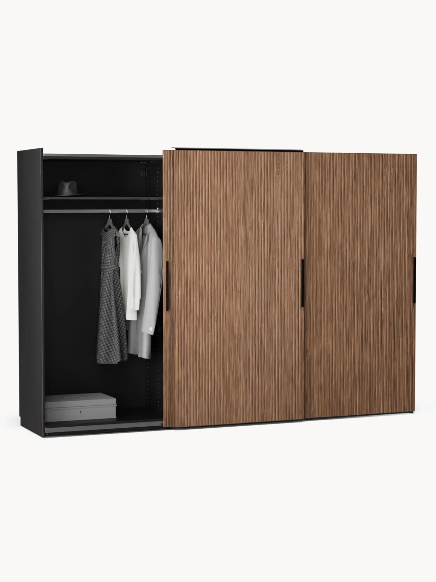 Armario Modular Simone, 3 Puertas Correderas (300 Cm), Diferentes Variantes