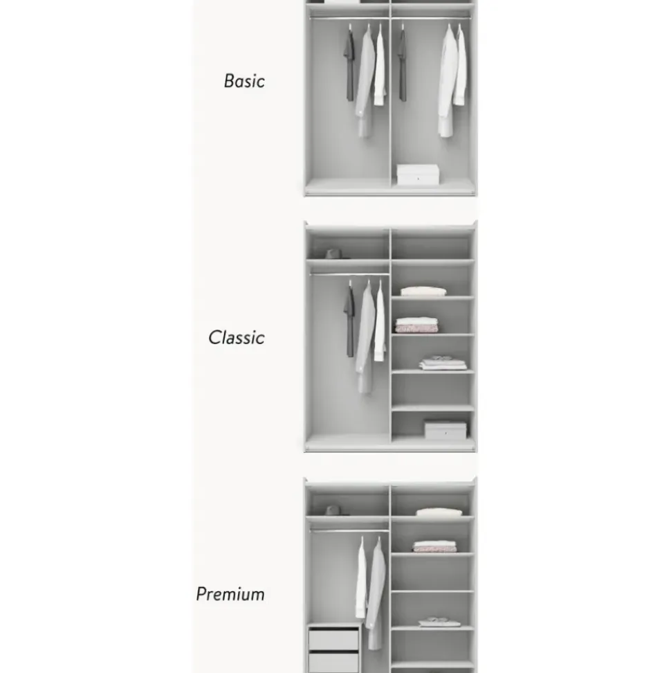 Armario Modular Simone, 2 Puertas Correderas (150 Cm), Diferentes Variantes