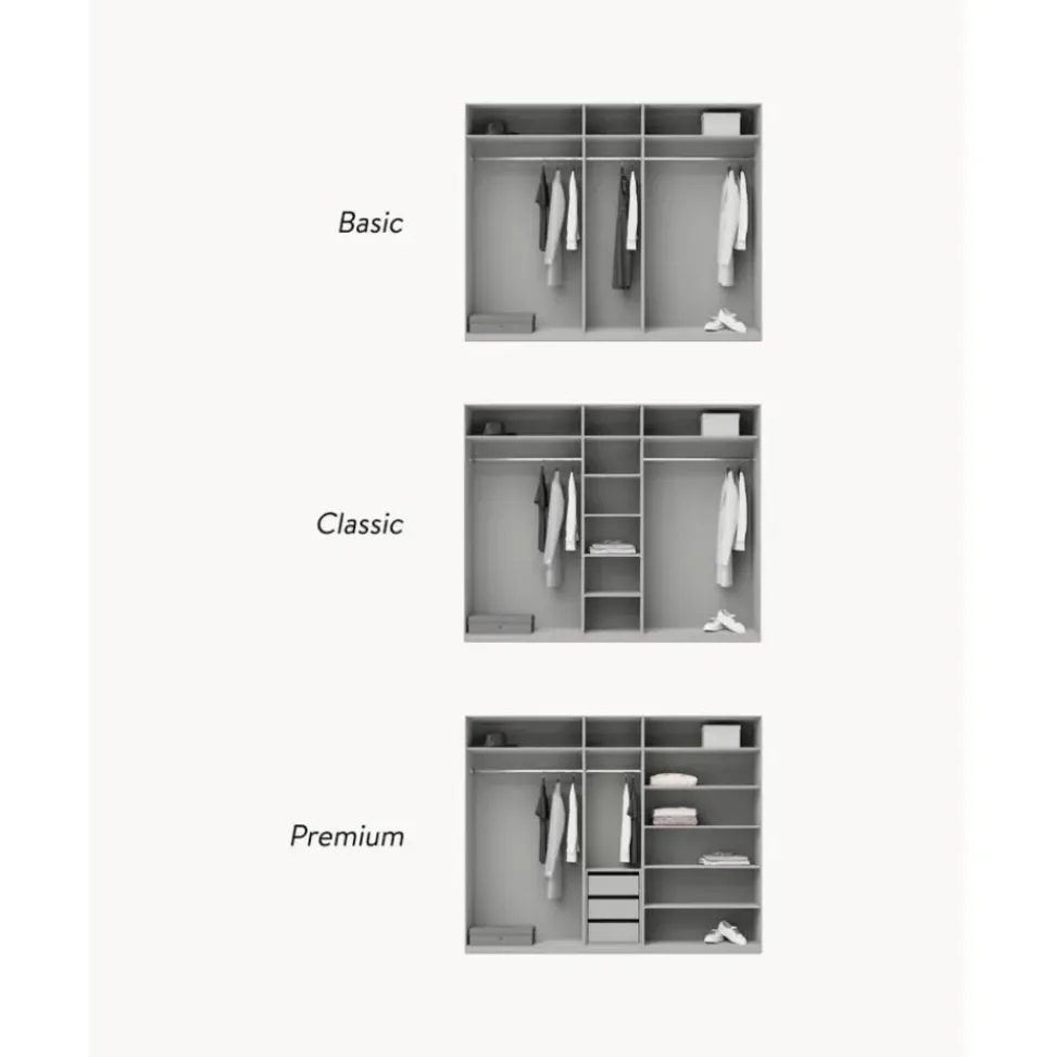 Armario Modular Simone, 5 Puertas (250 Cm), Diferentes Variantes
