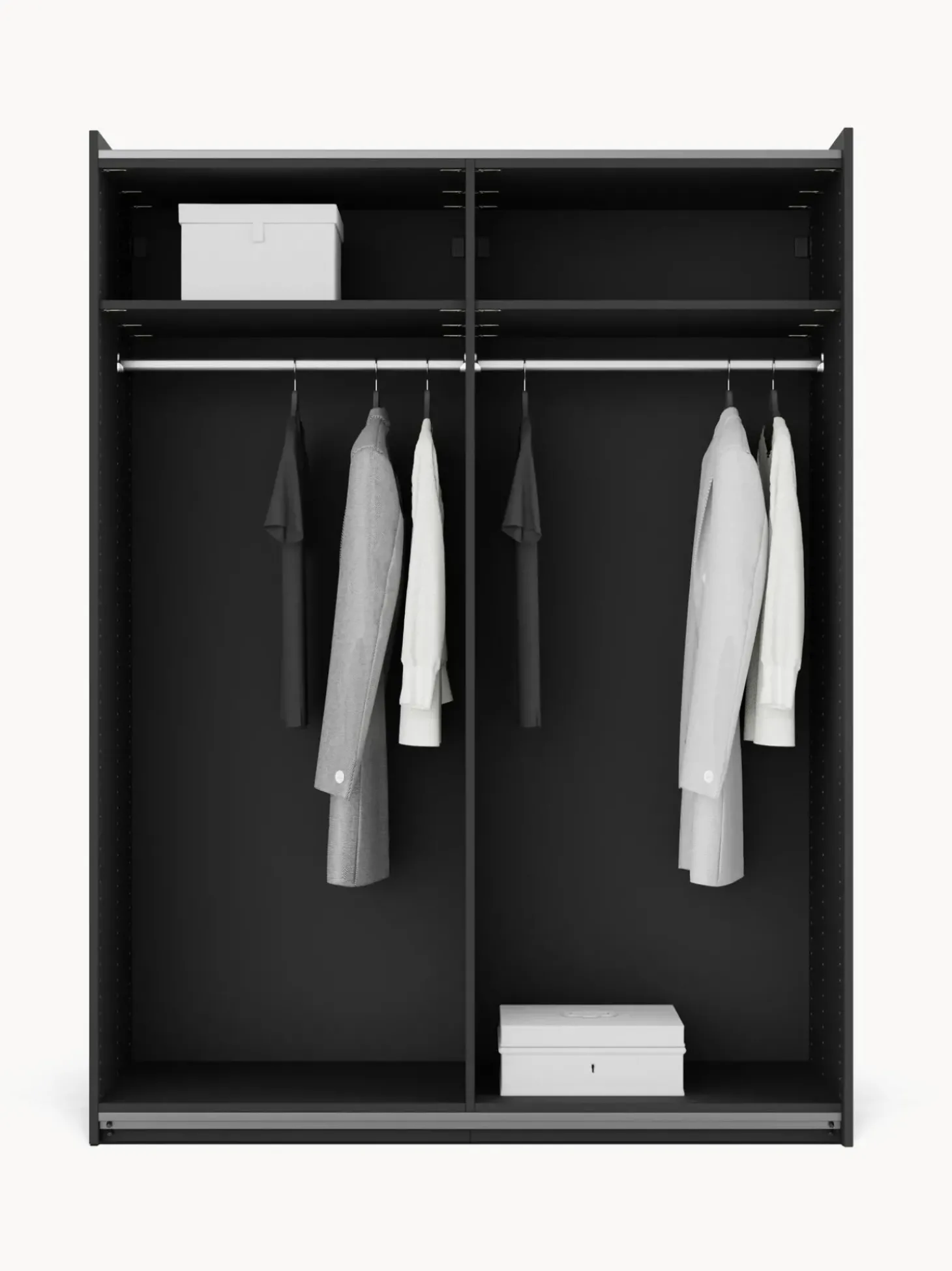 Armario Modular Simone, 2 Puertas Correderas (150 Cm), Diferentes Variantes