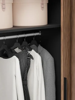 Armario Modular Simone, 2 Puertas Correderas (150 Cm), Diferentes Variantes