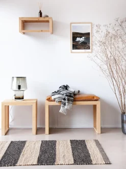 Banco De Madea De Bambu Rib