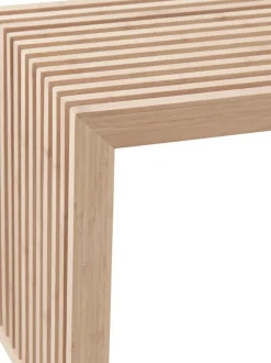 Banco De Madea De Bambu Rib