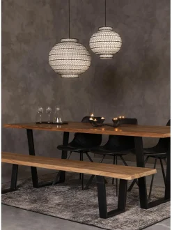 Banco De Madera De Acacia Aka, Tamanos Diferentes