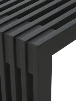 Banco De Madera De Caoba Rib