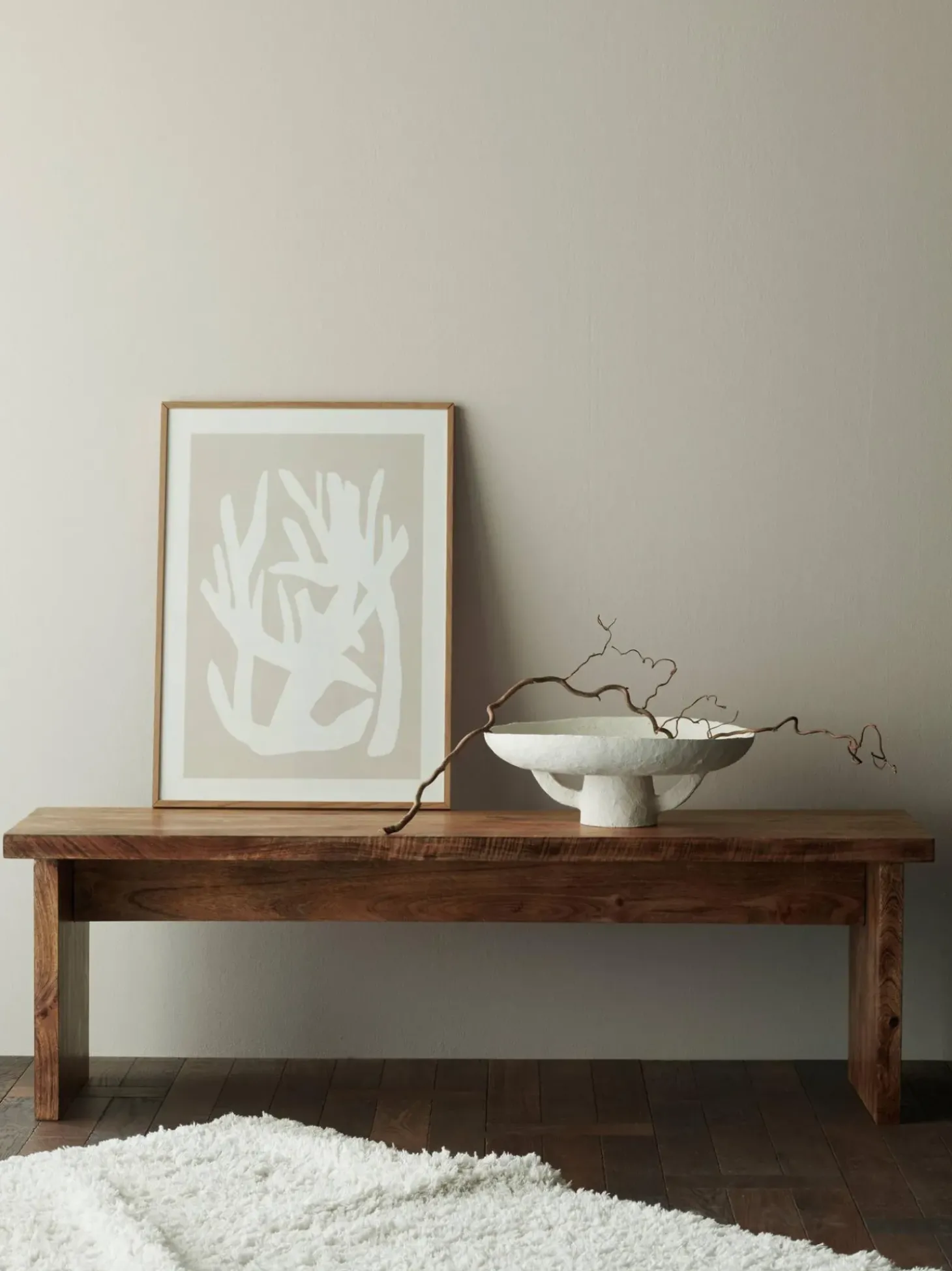 Banco De Madera De Mango Berrie