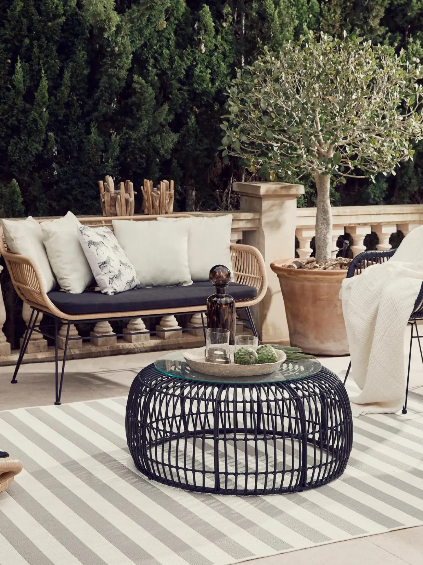 Banco De Mimbre Costa