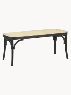 Banco Madera Con Tejido Vienes Franz