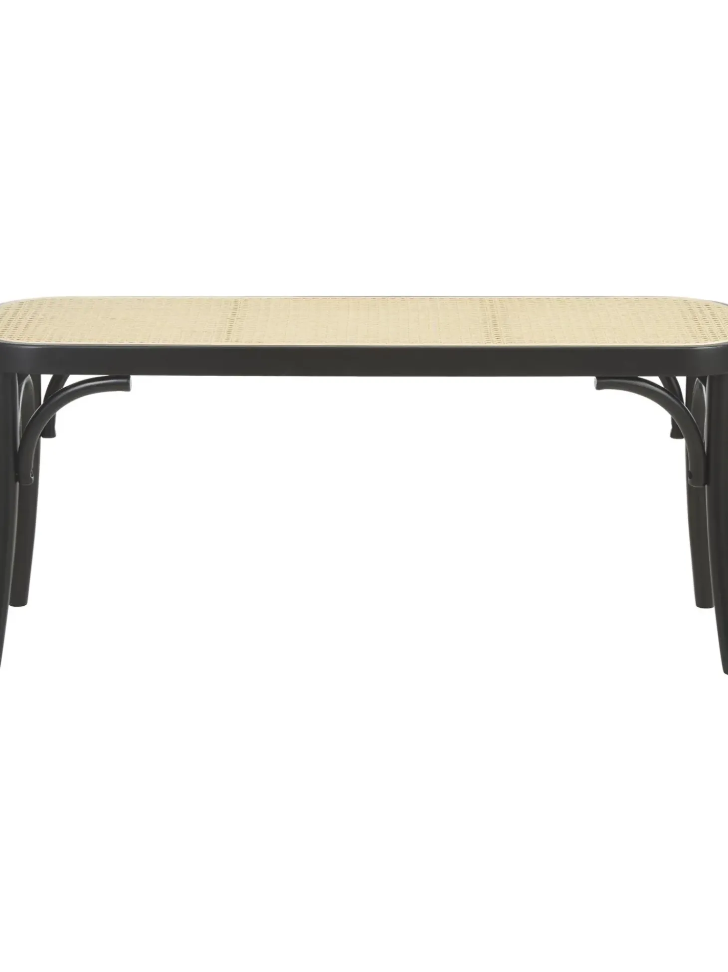 Banco Madera Con Tejido Vienes Franz