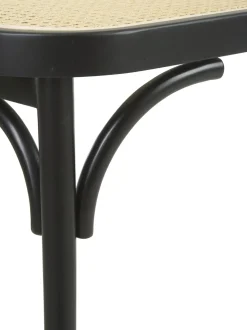 Banco Madera Con Tejido Vienes Franz