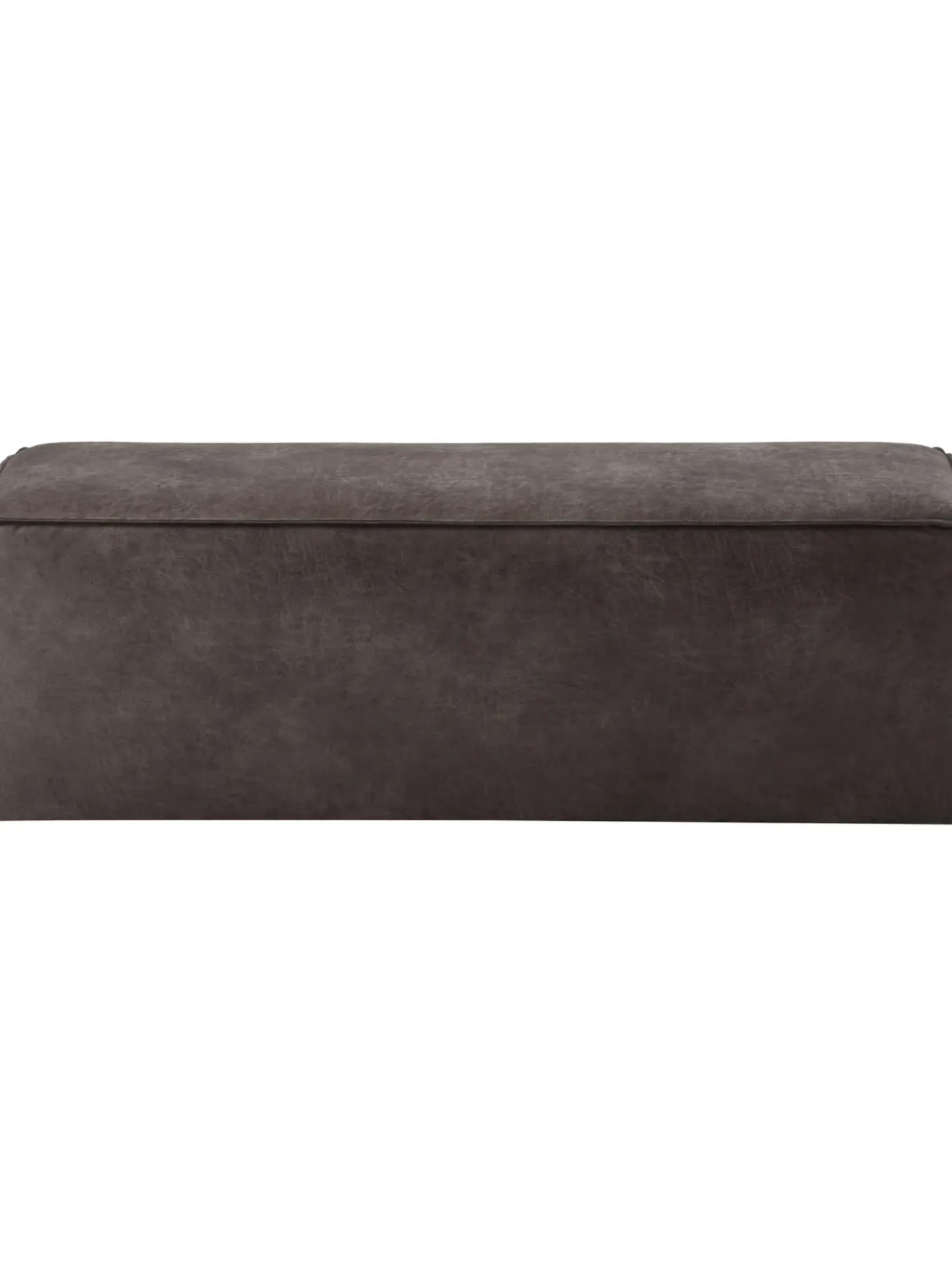 Banco Tapizado En Cuero Reciclado Sanja