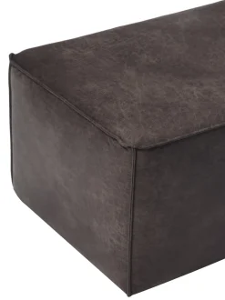 Banco Tapizado En Cuero Reciclado Sanja