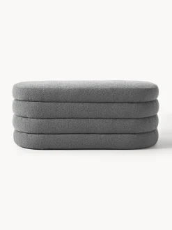 Banco Tapizado En Tejido Boucle Alto