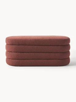 Banco Tapizado En Tejido Boucle Alto