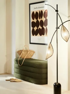 Banco Tapizado En Tejido Boucle Alto