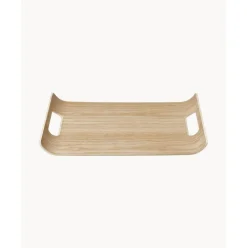 Bandeja Decorativa De Madera Wilo, 36 Cm