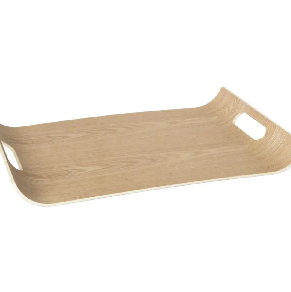 Bandeja Decorativa De Madera Wilo, 43 Cm