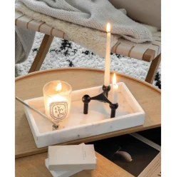 Bandeja Decorativa Pequena De Marmol Venice