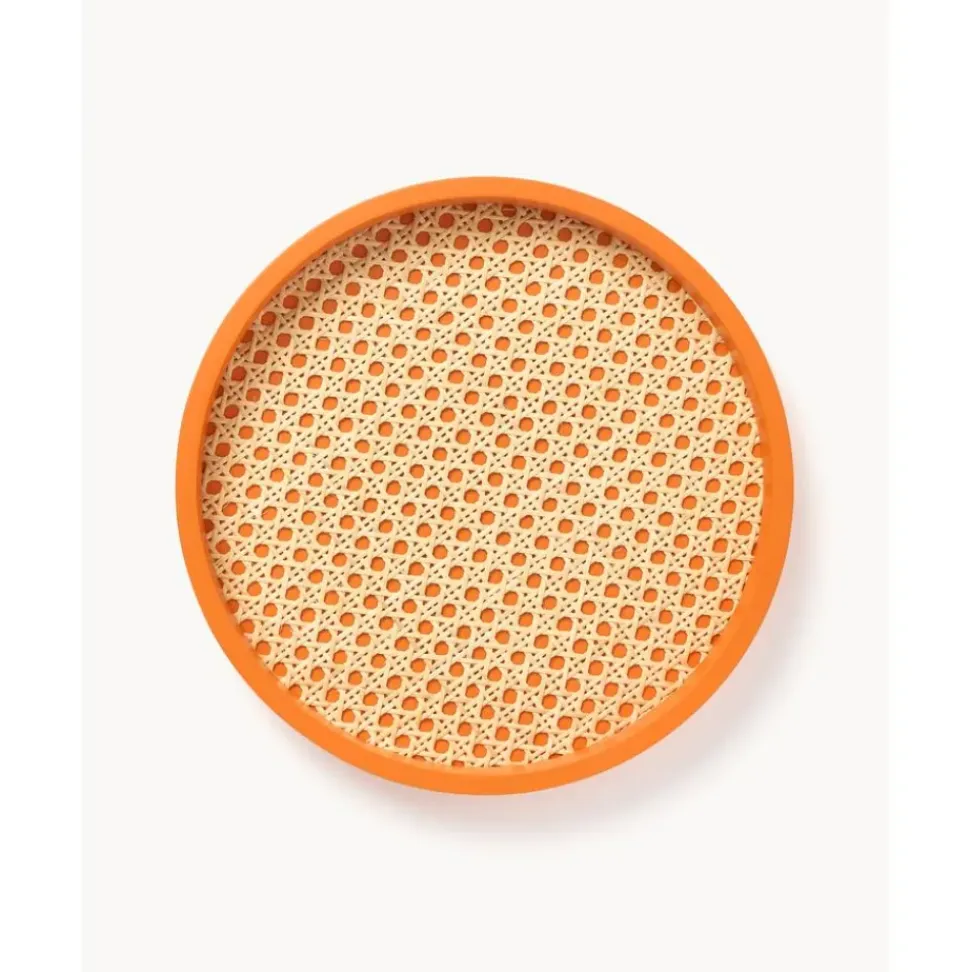 Bandeja Redonda Con Tejido Vienes Carina