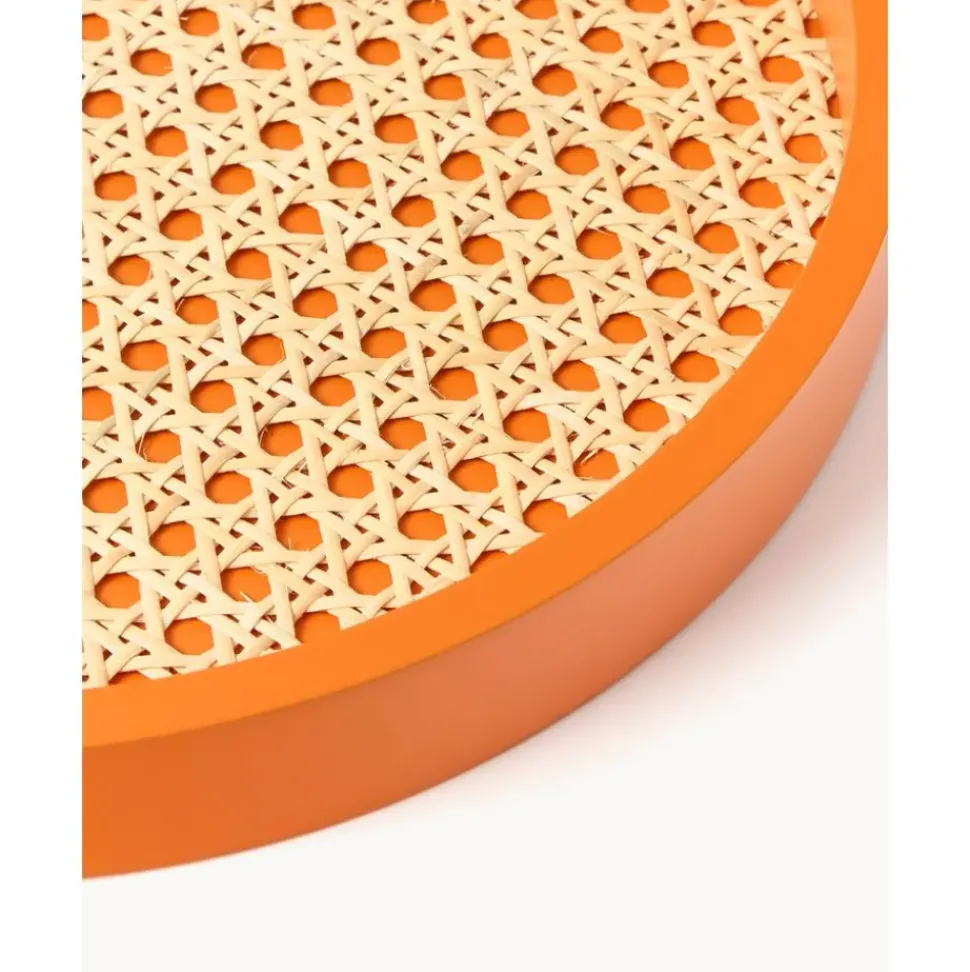 Bandeja Redonda Con Tejido Vienes Carina