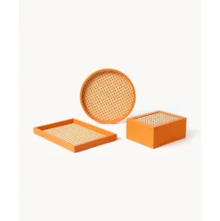 Bandeja Redonda Con Tejido Vienes Carina