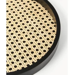 Bandeja Redonda Con Tejido Vienes Carina