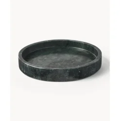 Bandeja Redonda Decorativa De Marmol Venice