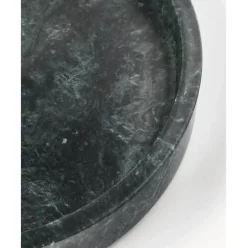 Bandeja Redonda Decorativa De Marmol Venice