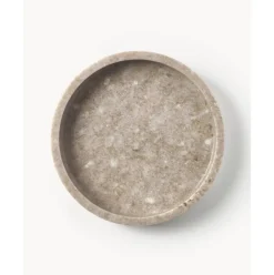 Bandeja Redonda Decorativa De Marmol Venice