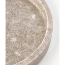 Bandeja Redonda Decorativa De Marmol Venice