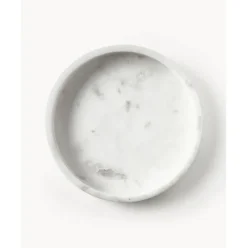 Bandeja Redonda Decorativa De Marmol Venice