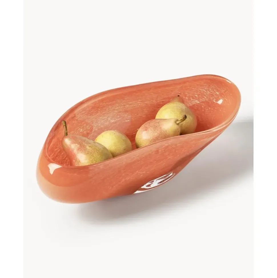 Bol Decorativo Artesanal De Vidrio Ashley