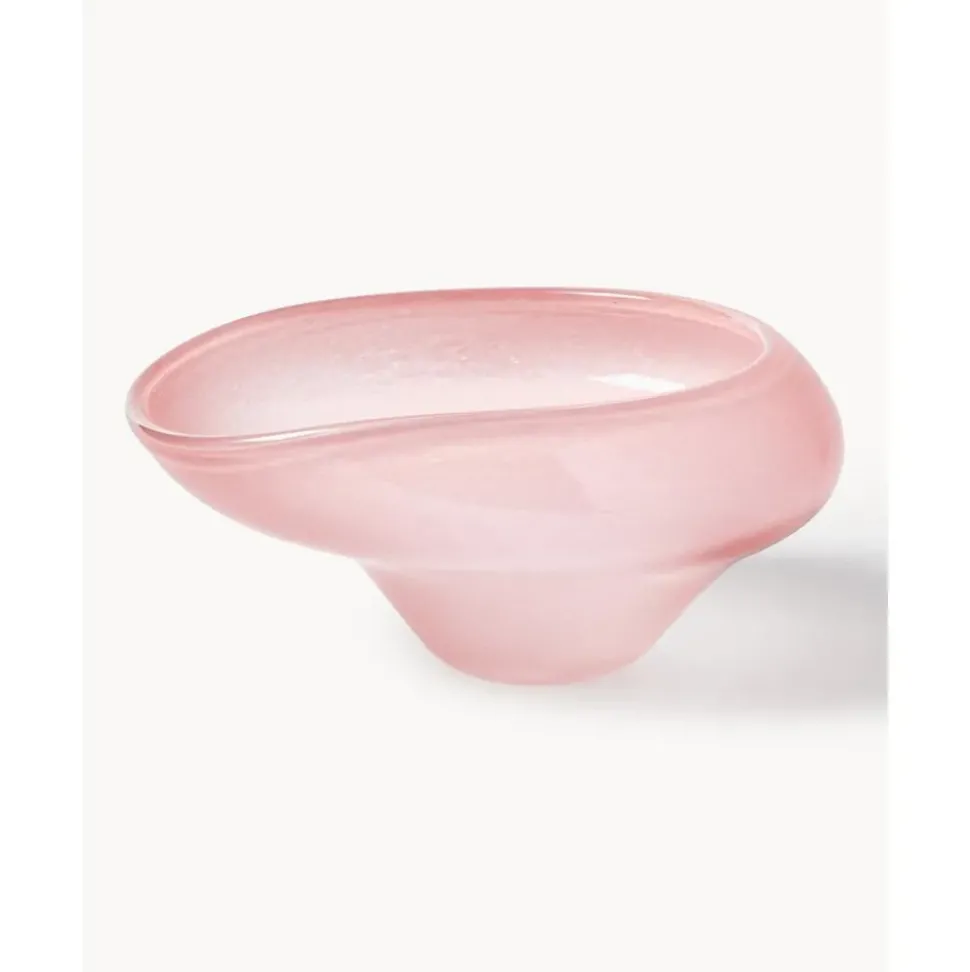 Bol Decorativo Artesanal De Vidrio Ashley