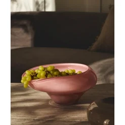 Bol Decorativo Artesanal De Vidrio Ashley